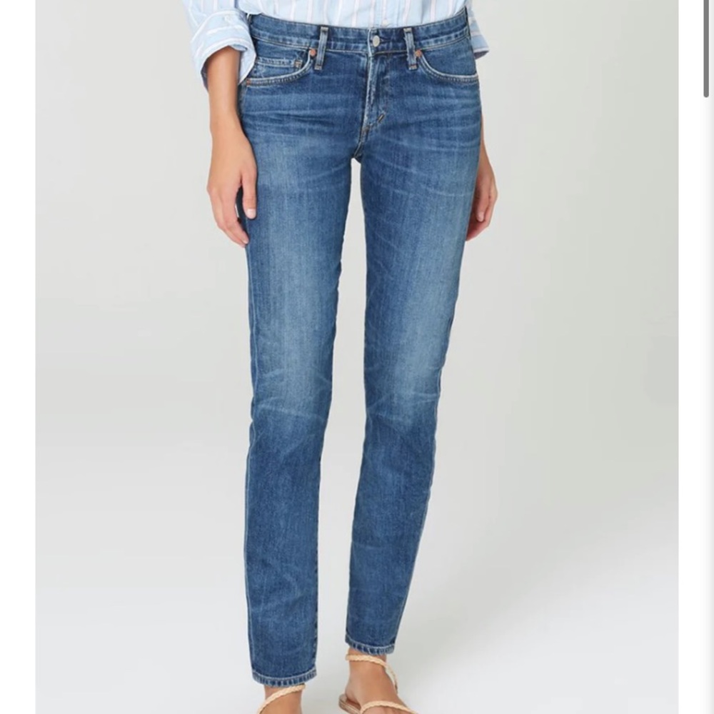 Citizens of Humanity Low Rise Racer Skinny Jeans